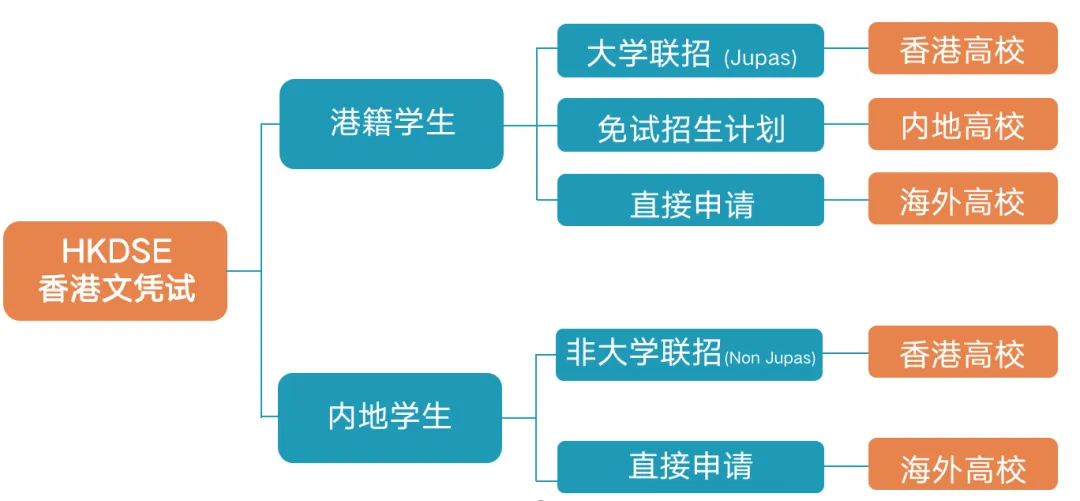 DSE課程的升學多元國內外均可