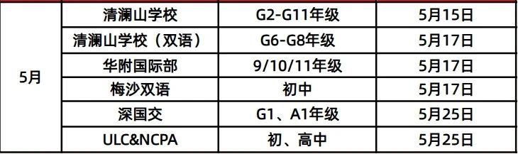 深圳國際學校校園5月份開放日